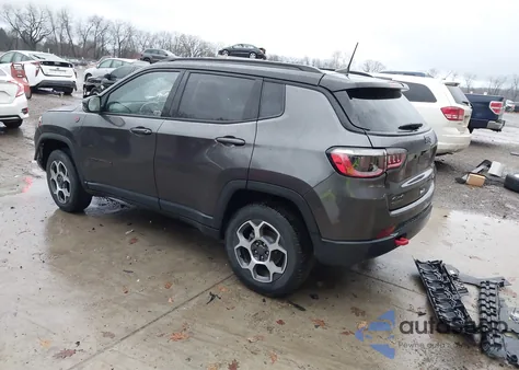 2022 Jeep Compass Trailhawk 4X4 из США, поврежденный, VIN 3C4NJDDB4NT208978